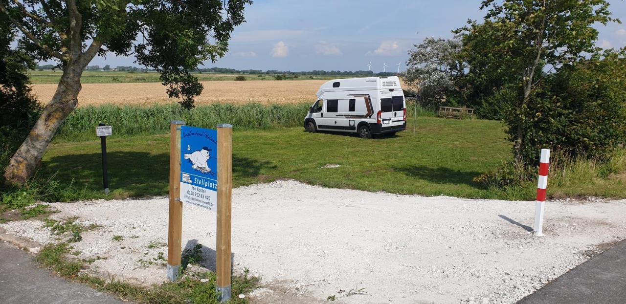 Wohnmobilstellplatz Hemenswarft An Der Nordsee - Meerblick Emmelsbüll-Horsbüll Exteriör bild