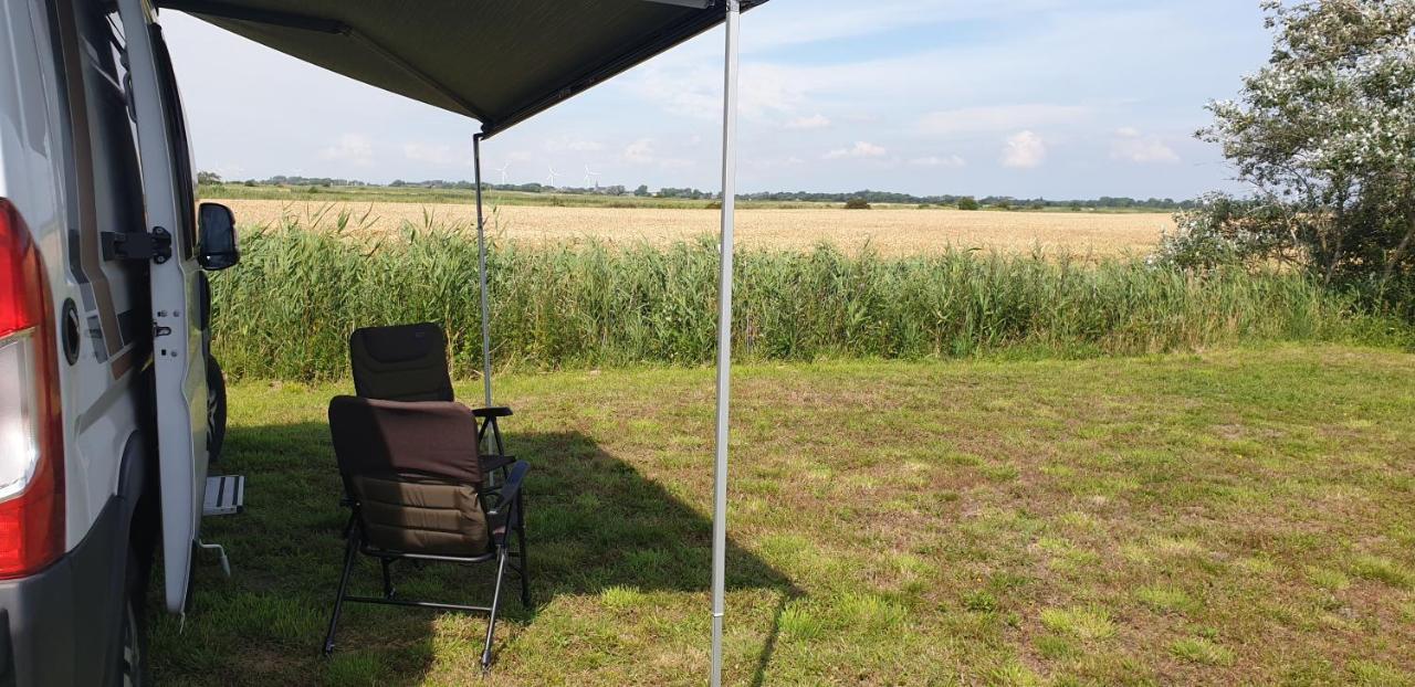 Wohnmobilstellplatz Hemenswarft An Der Nordsee - Meerblick Emmelsbüll-Horsbüll Exteriör bild
