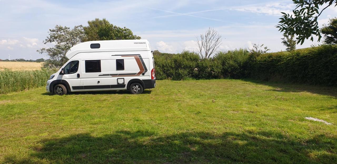 Wohnmobilstellplatz Hemenswarft An Der Nordsee - Meerblick Emmelsbüll-Horsbüll Exteriör bild